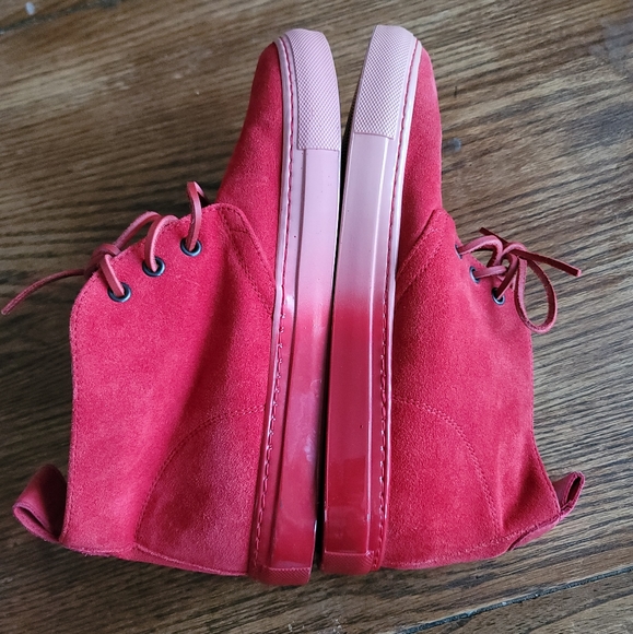 DEL TORO Red Ombre Chukka High Top Sneaker main image 6